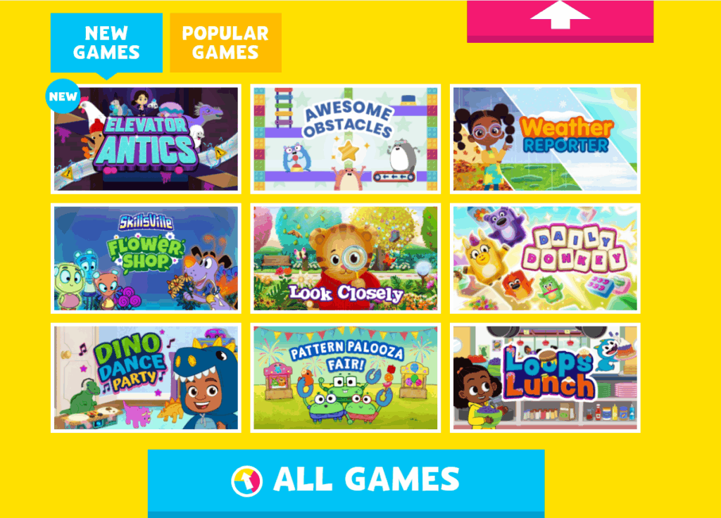 PBS Kids free math and logic games for young children — fun educational activities like pattern, counting, and problem-solving that build early math skills through play.