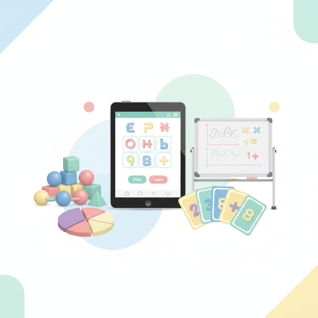 Diverse resources and tools that help children learn how to study math more effectively.