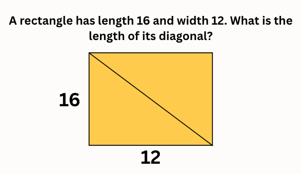 rectangle math problem pythagorean theorem worksheet 