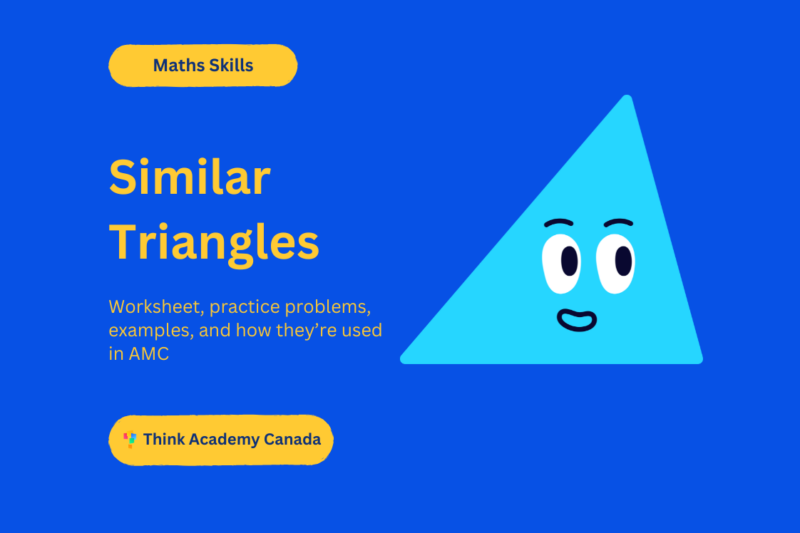 Similar Triangles Worksheet: Properties, Rules and Practice Problems