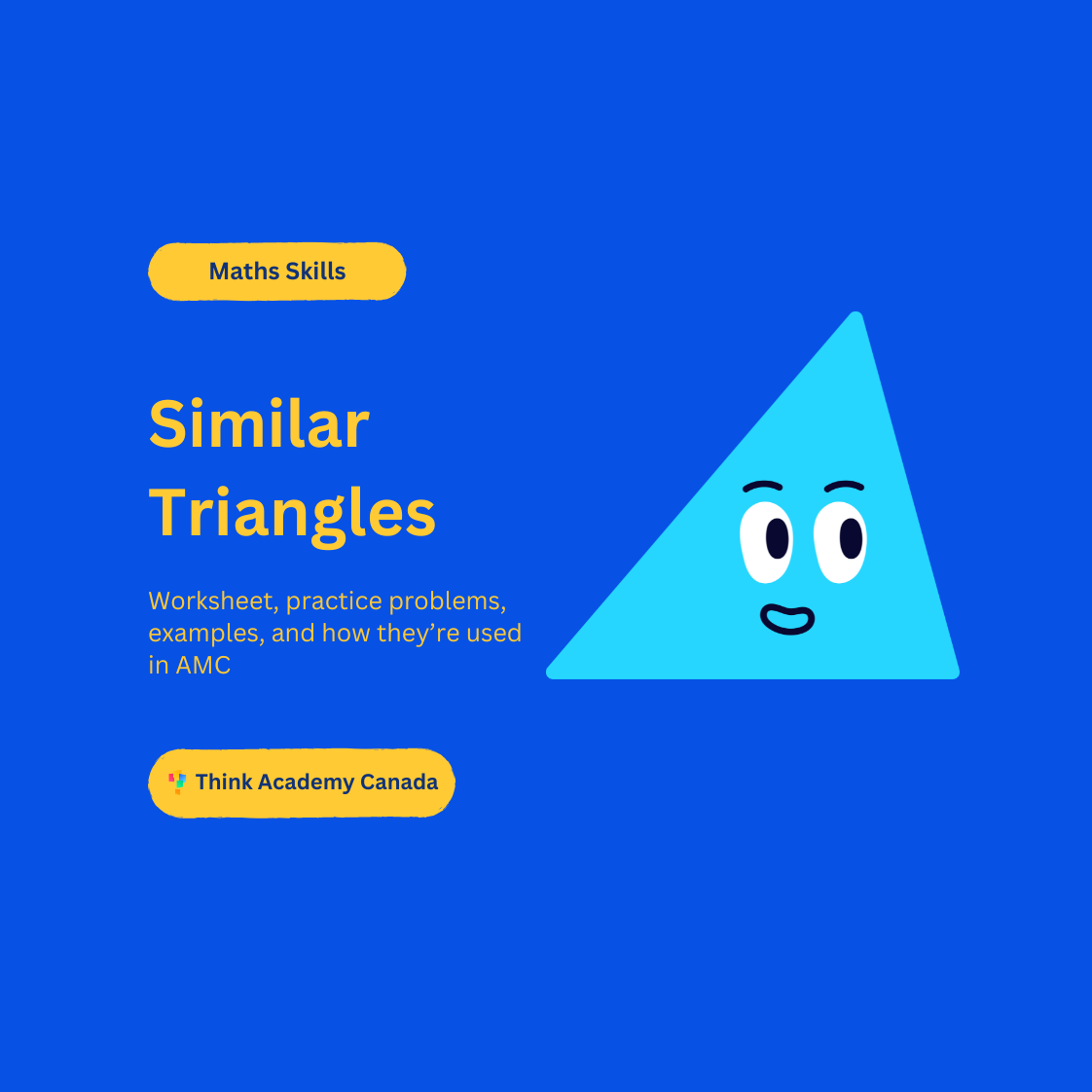 similar triangles worksheet happy triangle