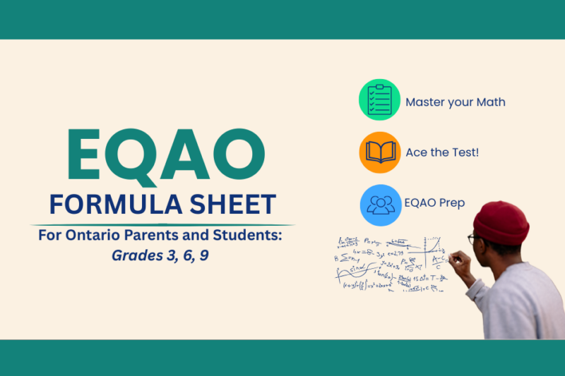EQAO Formula Sheet: What’s on It and How to Use It (Grade 3, 6, and 9)