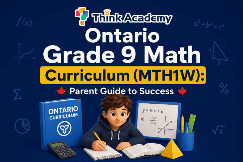 Ontario Grade 9 Math Curriculum (MTH1W): Parent Guide to Success