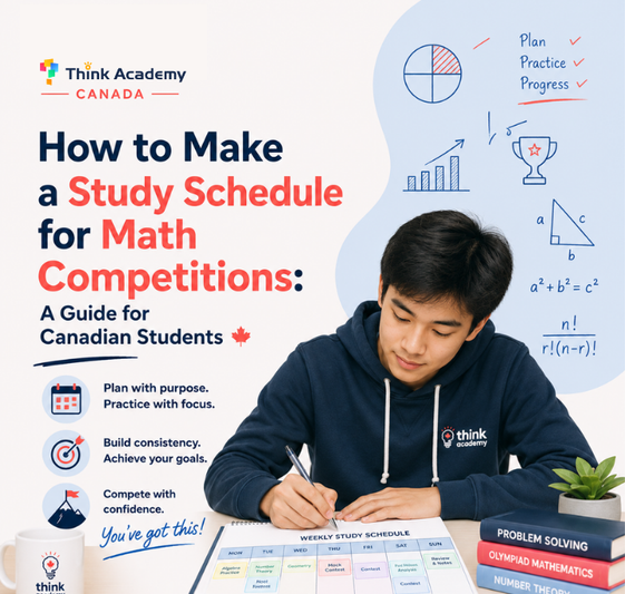 How to Make a Study Schedule for Math Competitions: A Guide for Canadian Students