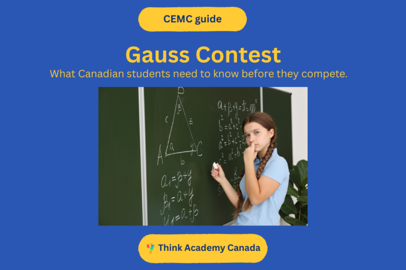 Gauss Contest: What Canadian Students Need to Know Before They Compete