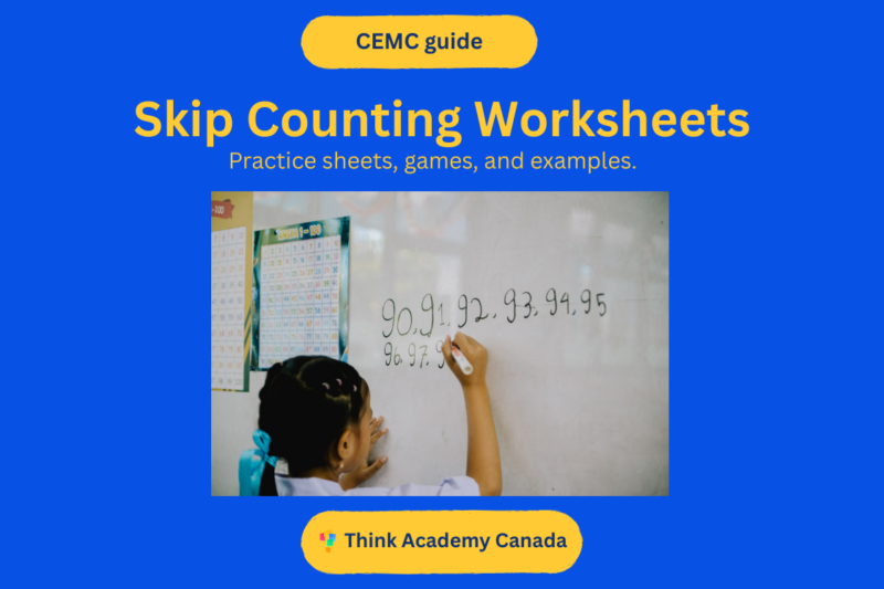 Skip Counting Worksheets: Practice Sheets, Games and Examples