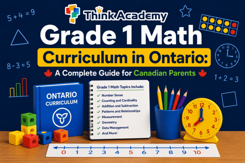 Grade 1 Math Curriculum in Ontario: A Complete Guide for Canadian Parents