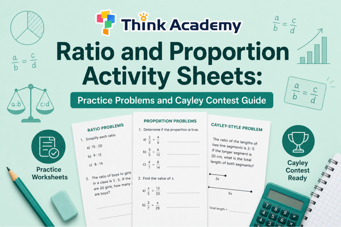 ratio and proportion activity sheets featured image