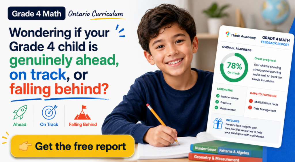 grade 4 math curriculum cta