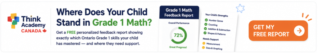 grade 1 math curriculum cta