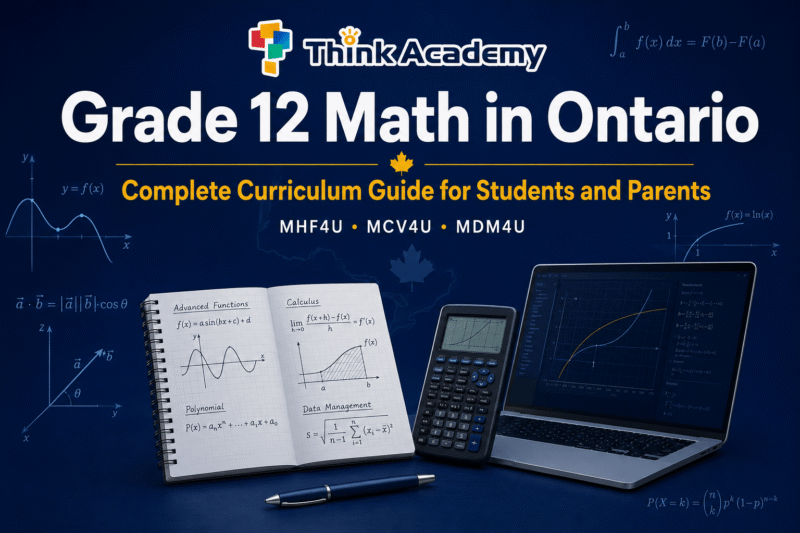 Grade 12 Math in Ontario: Complete Curriculum Guide for Students and Parents