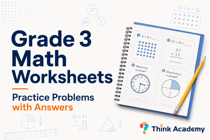 Grade 3 Math Worksheets: Practice Problems with Answers